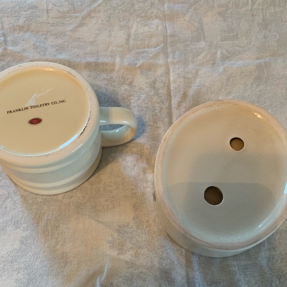 Vintage Barbershop Mug & Soap Dish - Picture 5 of 8